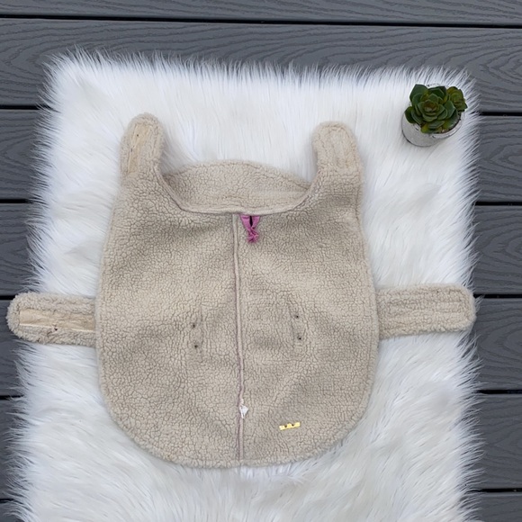 Fashion pet pink sherpa lined dog jacket - Picture 4 of 4